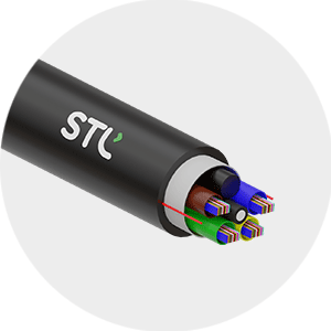 Direct buried fibre rollout deployment method